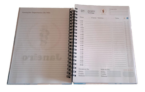 Imagem 4 de 7 de Agenda Clientes Dentista 2023 A4 Grande
