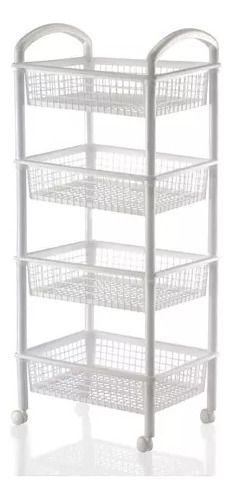 Rack Organizador Multiusos C/ruedas De Frutas Y Verduras