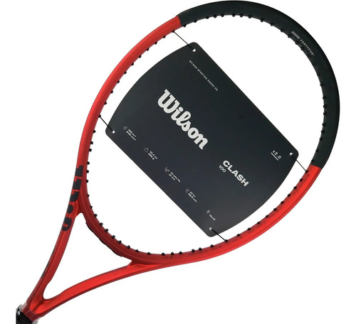 Raqueta Tenis Wilson Clash 100 V2 + Regalos Wilson !! Roja/negra L2