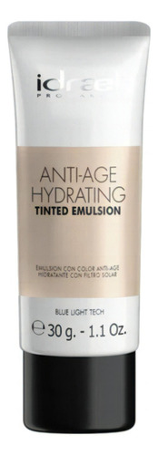 Base de maquillaje Idraet Anti age hydrating ANTIAGE HYDRATING TINTED EMULSION tono ht10 natural - 30mL 30g