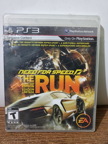 Need For Speed The Run Ps3