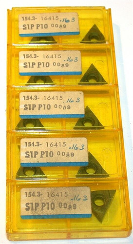 Lot Of 9 New Sandvik S1p P10 Carbide Inserts 154.3-16415 Bbd
