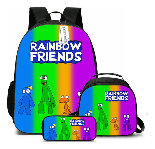 Mochila Roblox Rainbow Friends Mochila Conjunto De Tres