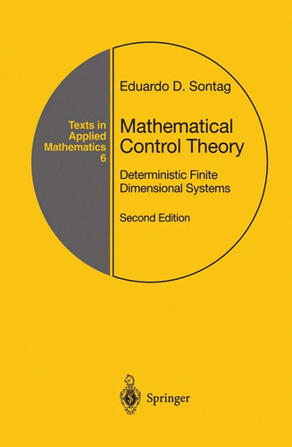 Mathematical Control Theory - Sontag Eduardo