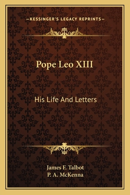 Libro Pope Leo Xiii: His Life And Letters - Talbot, James...