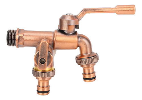 Grifo De Agua Para Exteriores, Doble Grifo, Entrada De 3/4 D
