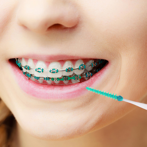 Palillos De Dientes Interdentales Desechables De 400 Piezas