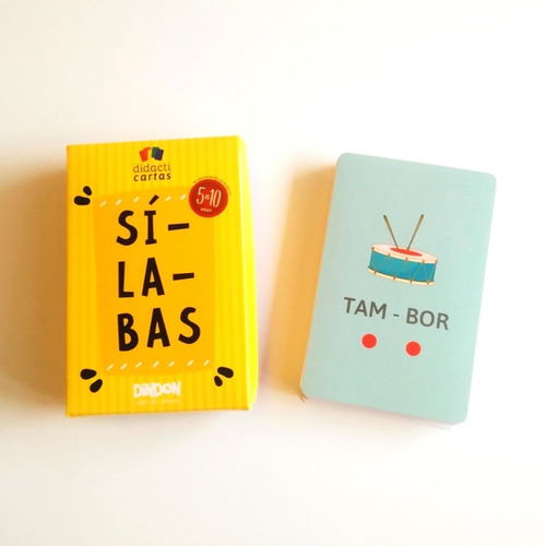 Imagen 4 de 9 de Cartas Didácticas Infantiles Con Letras, Palabras Y Sílabas