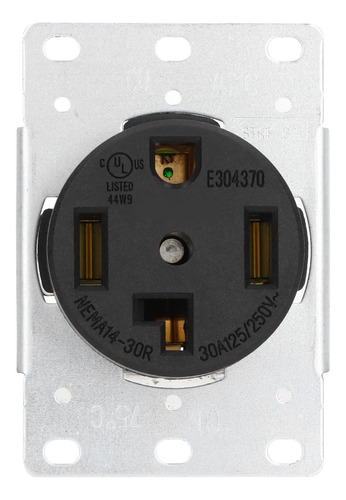 Conector De Alimentación Hembra Con Enchufe Industrial De 4