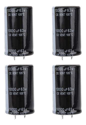 4pcs 30* 50 Mm Audio Electrolítico Condensador 10000uf 63v