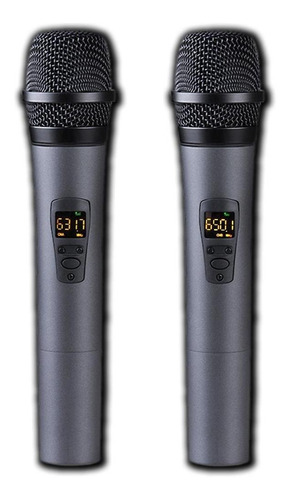 Microfones sem fios Vokal VLA-42 preto