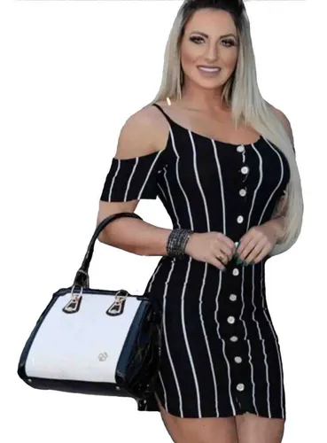 Vestido com alça e manga caida sales