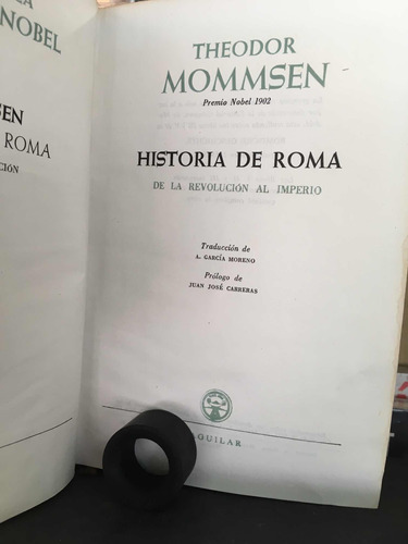 Theodor Mommsem : Historia De Roma
