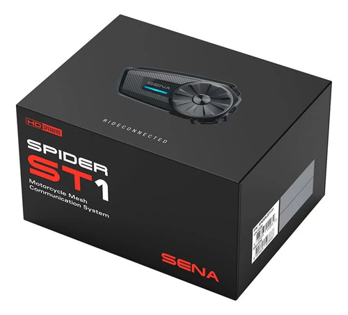 Intercomunicador Sena Spider St1 negro