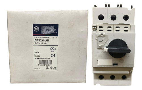 Disjuntor Motor 63a Gps2mhau Ge