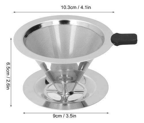 Filtro De Café Por Goteo Aqxreight De Doble Malla