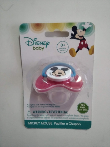 Imagen 3 de 3 de Chupón Disney Mickey Mause 0+