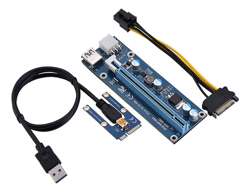 Adaptador extensor Riser Mini PCI-e para Pci Express16x com Sat