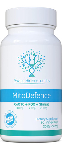 Mitodefense - 300 Mg De Coq10 Con 21 Mg De Pqq Y 210 Mg De S