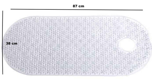 Imagen 2 de 10 de Alfombra De Baño Antideslizante 87x38 Cm