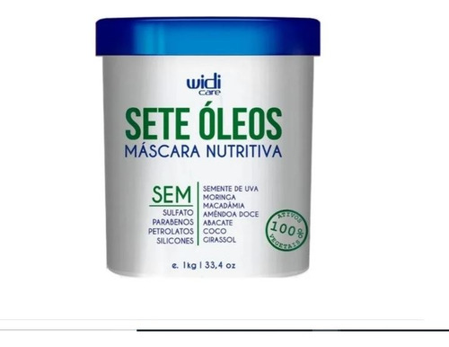 Kit Shampoo E Condicionador E Sete Oleos Juba Widi Care 1l