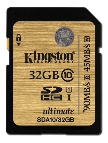 Memoria Sd Hc 32gb Kingston Clase 10 Sda10/32gb 300x 90mbps