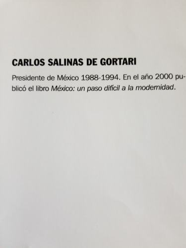 A1 La Decada Perdida Carlos Salinas De Gortari (Usado)