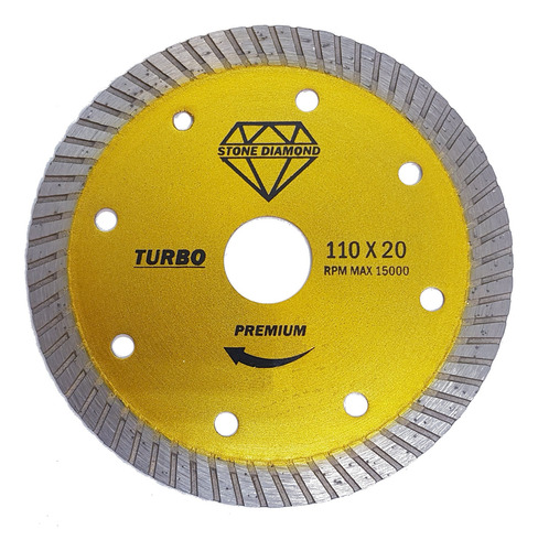 5x Disco De Corte Para Porcelanato 110mm