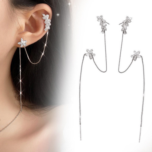 Tf Pendientes Colgantes Con Enhebrador, Pendientes De Borla,