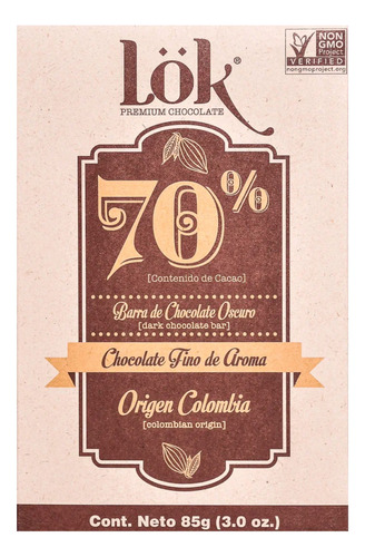 Chocolate Lok 70% Cacao 85g