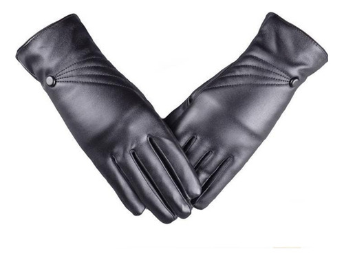 Guantes De Lujo For Mujer Y Niña, Piel, Invierno, Supercáli