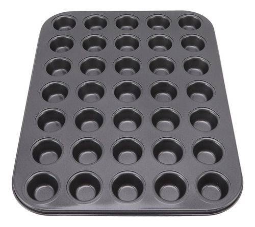 Mini Moldes Antiadherentes Para Magdalenas, De Acero Al Carb