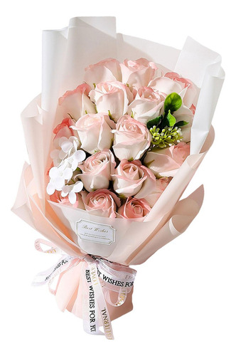 Decoración De Pétalos De Flores De Jabón De Rosa Rosa