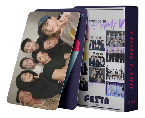 55 Photocards Kpop Bts - Festa 2024