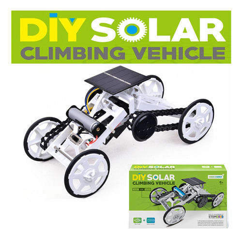 Kit De Montaje De Coche Con Energía Solar, Tracción En Las C