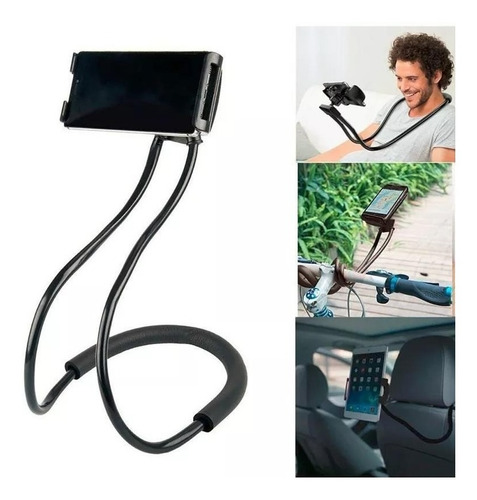 Suporte Celular Articulado De Pescoco Selfie Cama Mesa Sofa