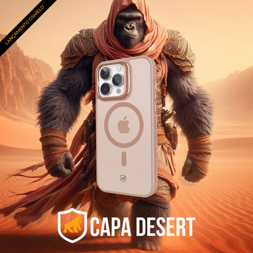 Capa Case Magsafe Titanium Desert iPhone 16 Pro Gshield