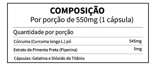 3x Cúrcuma Com Pimenta Preta, Piperina, Sollo 120 Cápsulas