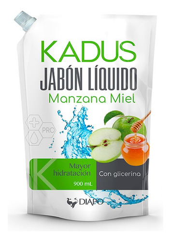 Jabon Líquido Manzana Miel 900ml Kadus