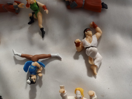 Street Fighter Figuras Gashapon, Vega, Chun Li Camy, Bison (Usado)