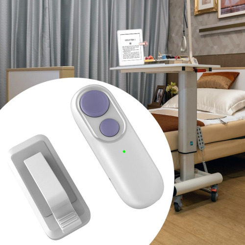 Remote Control Page Turner Com Lanyard Ebook Branco Roxo