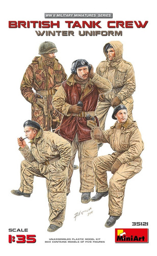 Tanquistas Británicos (uniforme De Invierno) - Miniart 35121