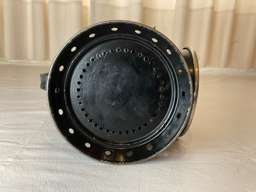 Antiguo Farol Ferroviario De Hierro Negro Para Señalero (Usado)