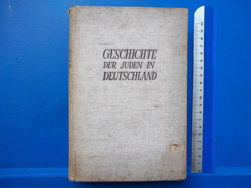 Livro Geschichte Der Juden In Deutschland 1935