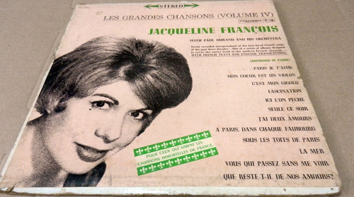 Jacqueline Francois Grandes Chansons Vol Iv Solista Fracesa