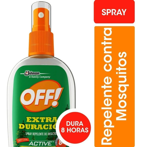 Off Spray Extra Duración Repelente X200 Ml - 3 Unidades