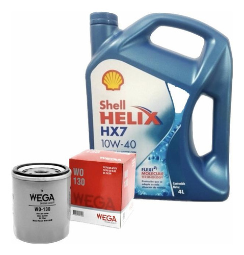 Aceite Helix Hx7 10w40+ Filtro De Aceite Fiat Idea 1.8