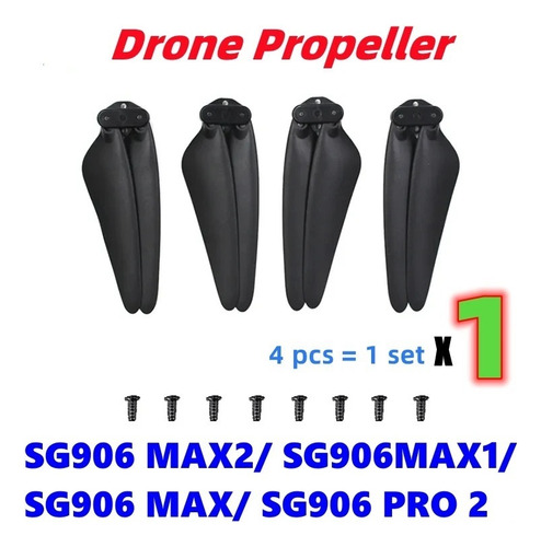 2 Pares De Lâminas De Hélice De Drones Para Jhd Sg906