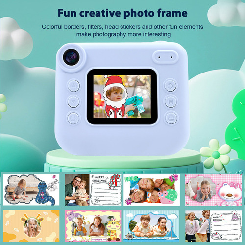Cámara Digital Para Niños Que Imprime Vídeo De 1080p Para Ni