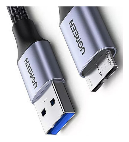  Cable Premium Usb 3.0 Micro B Nylon (50cm) Pc Laptop 